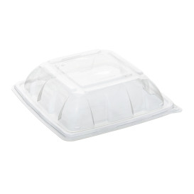 Tapa de Plastico PP Cúpula para Envase de 230x230mm (50 Uds)