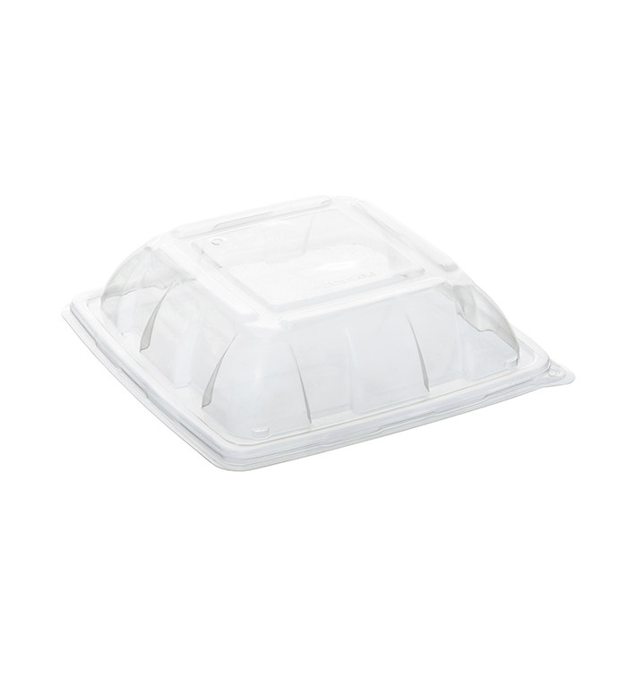 Tapa de Plastico PP Cúpula para Envase de 230x230mm (50 Uds)