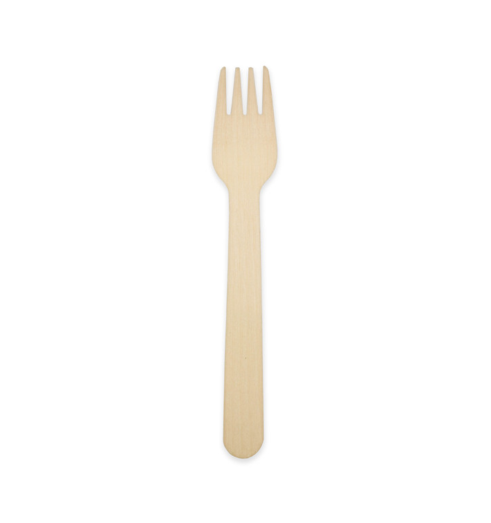 Tenedor de Madera BIO 16cm (2500 Uds)