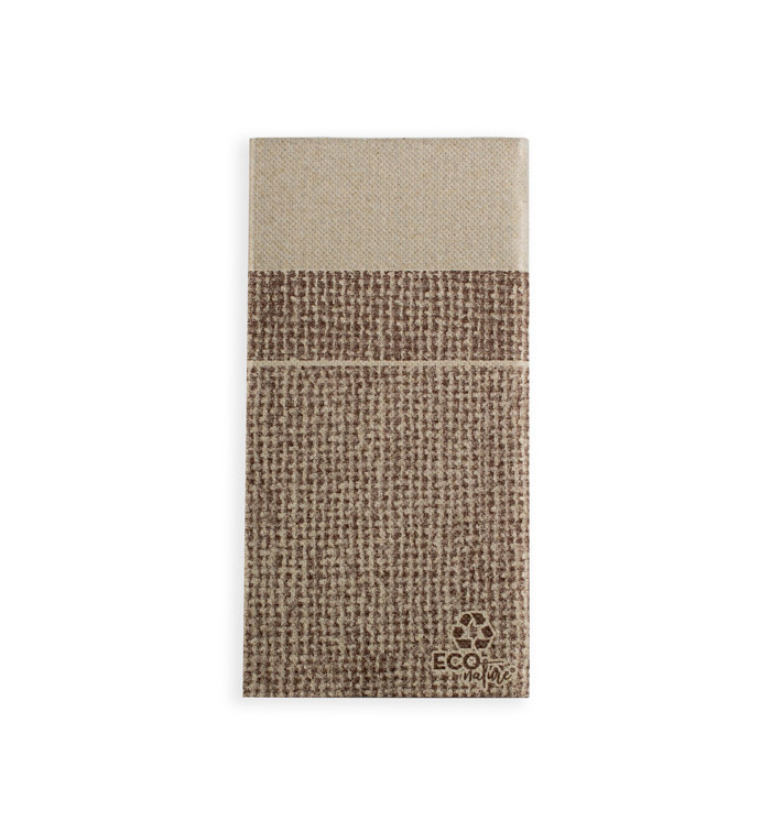 Servilleta Portacubiertos de Papel Arpillera 40x40cm (30 Uds)