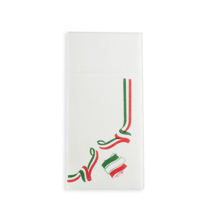 Servilleta Portacubiertos de Papel Italia 40x40cm (30 Uds)