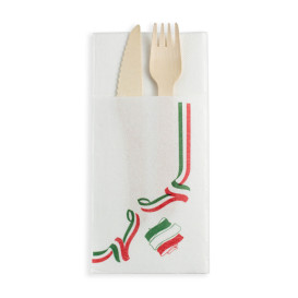 Servilleta Portacubiertos de Papel Italia 40x40cm (960 Uds)