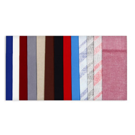 Servilleta Portacubiertos de Papel Vaquero Burdeos 30x40cm (30 Uds)