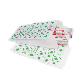 Bolsa de Papel Blanca Farmacia 14+7x27cm (1000 Uds)