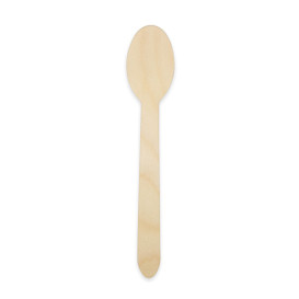 Cuchara de Madera BIO Enfundada 16cm (500 Uds)