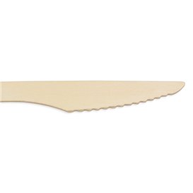 Cuchillo de Madera BIO Enfundado 16,5cm (500 Uds)