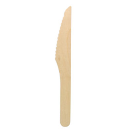 Cuchillo de Madera BIO Enfundado 16,5cm (25 Uds)
