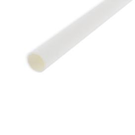 Pajita Recta de Papel Blanco Ø6mm 14,5cm (3000 Uds)