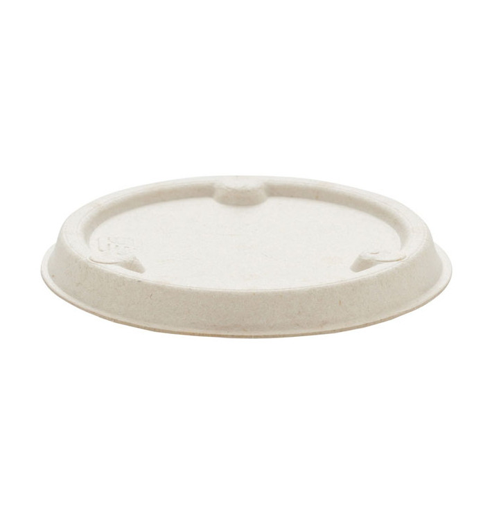 Tapa Tarrina 60ml Caña de Azúcar Natural Ø6,0cm (100 Uds)