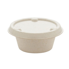 Tarrina de Caña de Azucar Natural Ø6,0cm 60ml (2000 Uds)