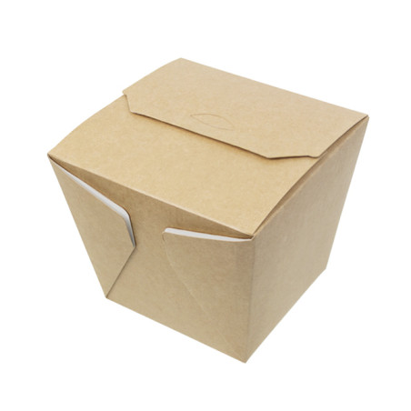 Caja de Comida para Llevar Wok Kraft 450ml (350 Uds)