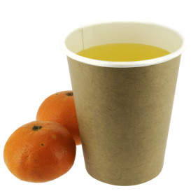Vaso Cartón 100% ECO 16 Oz/480ml Kraft Ø9cm (50 Uds)
