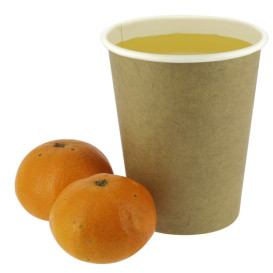 Vaso Cartón 100% ECO 16 Oz/480ml Kraft Ø9cm (1000 Uds)