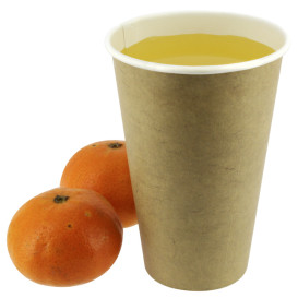 Vaso Cartón 100% ECO 22 Oz/660ml Kraft Ø9cm (50 Uds)