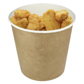 Cubo de Cartón para Pollo 85Oz/2550ml (50 Uds)