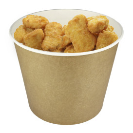 Cubo de Cartón para Pollo 130Oz/3990ml (300 Uds)