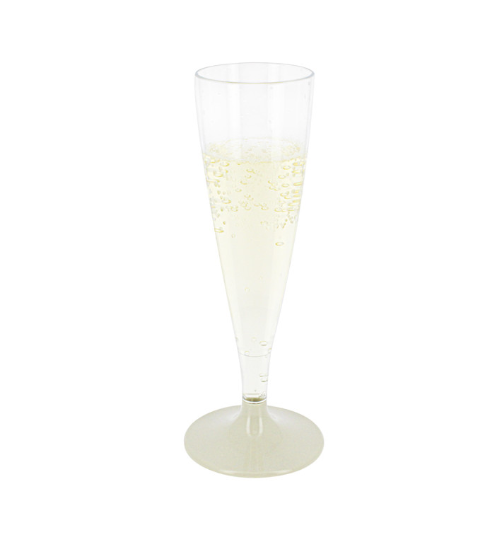 Copa Plastico Cava Pie Beige 140ml 2P (20 Uds) Copa Plastico Cava Pie Beige 140ml 2P (20 Uds)