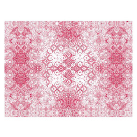 Mantel Individual Papel 30x40cm "Mosaico" Burdeos 40g/m² (1000 Uds)