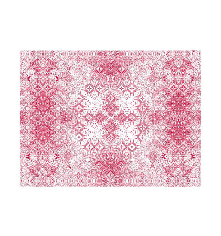 Mantel Individual Papel 30x40cm "Mosaico" Burdeos 40g/m² (1000 Uds)