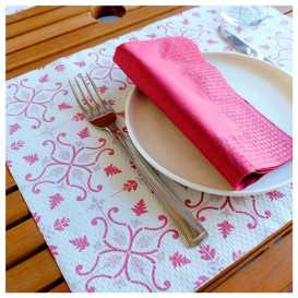 Mantel Individual Papel 30x40cm "La Valenciana" Burdeos 40g/m² (1000 Uds)