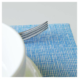 Mantel Individual Papel 30x40cm "Entre Lineas" Azul 40g/m² (1000 Uds)