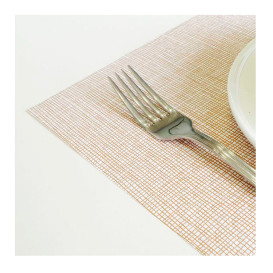 Mantel Individual Papel 30x40cm "Entre Lineas" Marrón 40g/m² (1000 Uds)