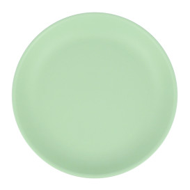 Plato Reutilizable Durable PP Mineral Verde Ø21cm (54 Uds)