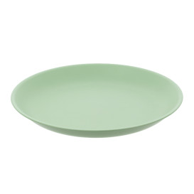 Plato Reutilizable Durable PP Mineral Verde Ø21cm (54 Uds)