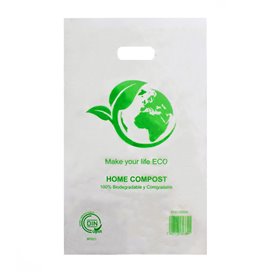 Bolsa Plastico Troquelada 100% Biodegradable 20x33cm (3000 Uds)