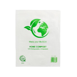 Bolsa Mercado 100% Biodegradable 23x30cm (100 Uds)