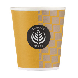 Vaso Carton Cupmatic 8Oz/210ml Ø7,0cm (100 Uds)