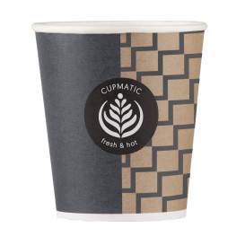 Vaso Carton Cupmatic 9Oz/280ml Ø8,0cm (50 Uds)