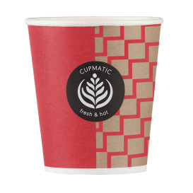 Vaso Carton Cupmatic 9Oz/280ml Ø8,0cm (50 Uds)