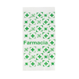 Bolsa de Papel Blanca Farmacia 14+7x28cm (1000 Uds)