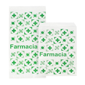 Bolsa de Papel Blanca Farmacia 12+6x20cm (1.000 Uds)