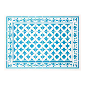 Mantel Individual Papel 30x40cm "Alhambra" Turquesa 50g/m² (1000 Uds)