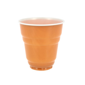 Vaso de Plastico PS Vending Design Bicolor 166ml Ø7,0cm (100 Uds)