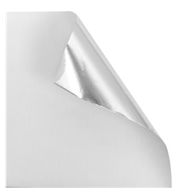 Envuelta de Aluminio Doble Capa Papel Plata 30,5x30,5cm (500 Uds)