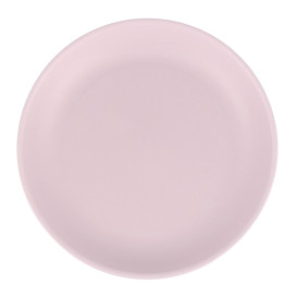 Plato Reutilizable Durable PP Mineral Rosa Ø21cm (54 Uds)