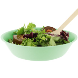 Plato Reutilizable Durable PP Mineral Verde Ø18cm (54 Uds)