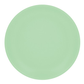 Plato Reutilizable Durable PP Mineral Verde Ø27,5cm (6 Uds)