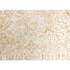 Mantel de Papel Cortado 1x1m "Mosaico" Beige 40g/m² (400 Uds)