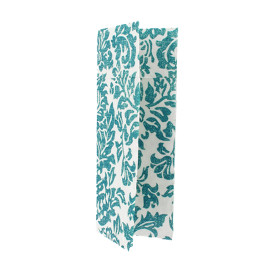 Servilleta Portacubiertos Airlaid  "Versalles" Turquesa 32x40cm 55g/m² (800 Uds)