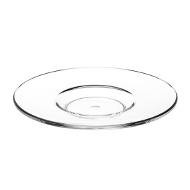 Plato Reutilizable SAN para Taza "Espresso" Transparente 80ml (36 Uds)