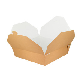 Caja Carton Americana Natural 21,7x21,7x6cm 2910ml (140 Uds)