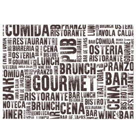 Mantel Individual de Papel Blanco "Gourmet" 30x40cm 40g/m² (1.000 Uds)