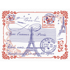 Mantel Individual de Papel Blanco "Paris" 30x40cm 40g/m² (1.000 Uds)