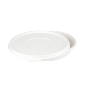 Tapa de Caña de Azúcar Blanco para Bol 710 y 1360ml (50 Uds)