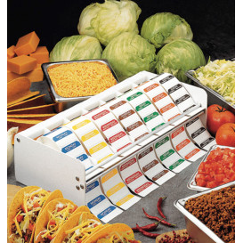 Dispensador ABS para Adhesivos en Rollo Blanco 49,5x19,5x7,5cm (1 Ud)