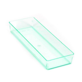 Bandeja Rectangular "Water Green" 13,1x4,6 cm (12 Uds)